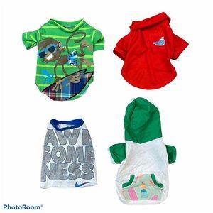 Pet shirt- Dog Cat Clothes- Sample Bundles Size Sm